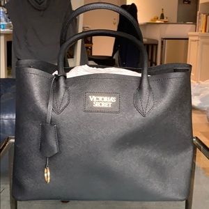 Genuine saffiano leather Victoria’s Secret tote